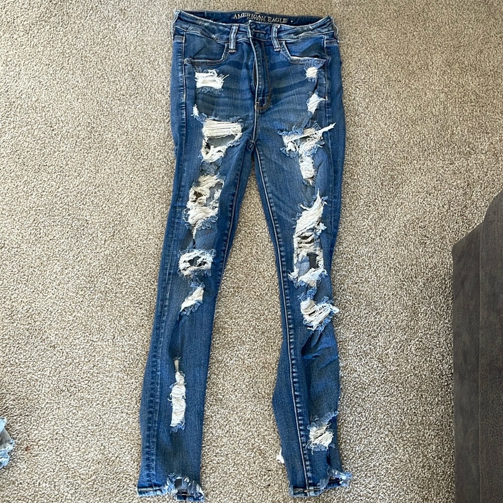 American Eagle Super Stretch Super High Waisted Jeggings